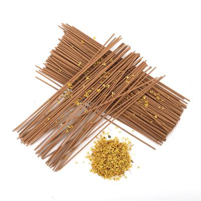 China Chinese Incense 21cm Gold Delicious Fragrance Joss Stick Incense, 30 Potpourri Osmanthus Sticks Osmanthus Incense for Burning for sale