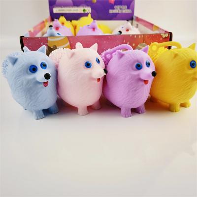 China Funny Anxiety Relife Toy Hot Sales Available In Multiple Colors Led Luminous Tpr Cute Fox Squeeze Toys for sale