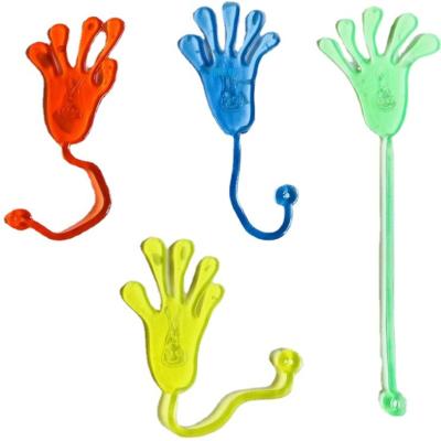 China Funny Anxiety Relife Toy Manufacturers Wholesale Fun Elastic Stretchable Sticky Palm Children's Toys for sale