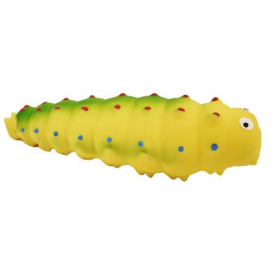 China Funny Anxiety Relife Toy New Design Funny Tpr Colorful Small Animal Anti Stress Worm Crawling Toys for sale