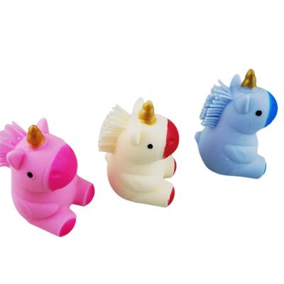 China Funny Anxiety Relife Toy Wholesale Creative Anti Stress Unicorn Tpr Soft Ball Squishy Promotion Toy for sale