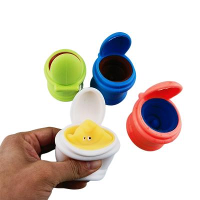 China Funny Anxiety Relife Toy Wholesale Safety Tpr Material Multicolor Toilet cup Squishy Anti Stress Toy for sale