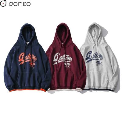 China 2022 custom men's clothing custom men's hoodies pullover print hoodies Anti-wrinkle making hoodies for sale