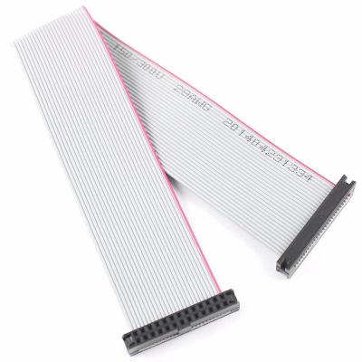 China UL 2651 28awg 1.27mm 30cm COMPUTER 26 Pin Pitch 2.54mm Idc Female Connector Flat Ribbon Cable for sale