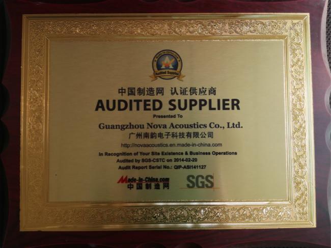  - Guangzhou Nova Acoustics Co., Ltd.