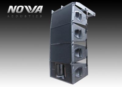 China Dual 10 Inch Line Array Speakers , Professional Audio Loudspeaker For DJ Club for sale