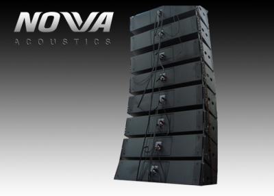 China Big 3 Way Line Array Subwoofer System / Passive Speaker Box , 370x1175x610mm for sale