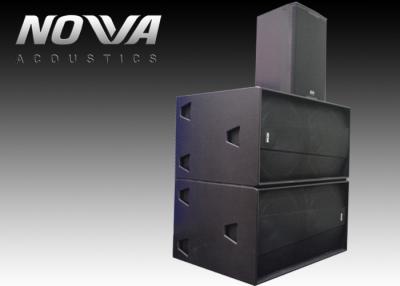 China 450 Watts Professional PA System For DJ / Disco Sound , Black Color for sale