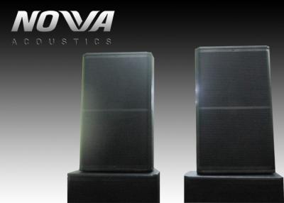 China Indoor Two Way Nightclub Speaker Systems Powerful With Textured Finish for sale