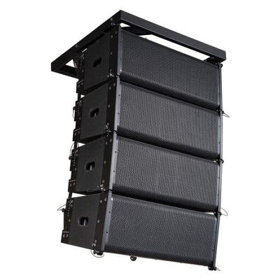 China Double 10 Inch Powered Speaker System Line Array With Class D Digital Amplifier for sale