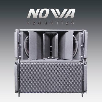 China Three Way Dual 10 Inch Compact Line Array Speaker With Neodymium Drivers for sale