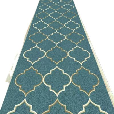 China Stain Resistant 3d Printing Easy Clean Custom Printing PVC Corridor Hallway Carpet for sale