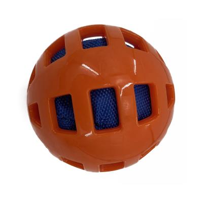 China 2022 Custom Sustainable Durable Hard Dog Chew Toys Interactive Ball Pet TPR Toys for sale