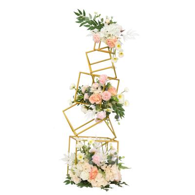 China 2021 Cute Wedding Centerpiece/Decorative Centerpieces Event Road Lead Decoration Flower Stand for sale