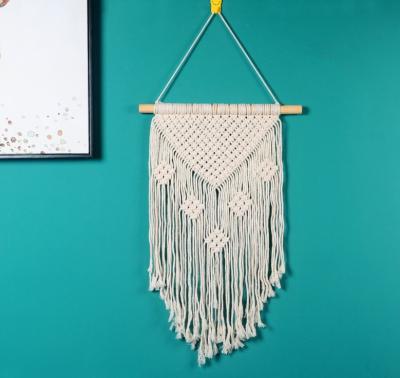 China 100% Handmade Nordic Style Home Macrame Wall Hangings For Living Room Meeting Room Bedroom Decoration for sale