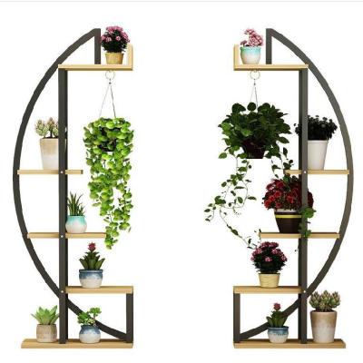 China Eco-friendly large-capacity classic flower racks family creative multi-functional office villas stand flower wedding for sale