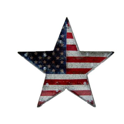 China China SINO GLORY Custom Home Wall Craft Lit US Flag Wall Art for sale