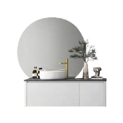 China Modern Popular Modern Stylish Bathroom Vanity With Led Round Mirror for sale