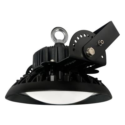 China Warehouse Factory Industrial Lighting 100W 150W 200W 250W Warehouse Led High Bay Light Light Body Lamp OEM Power Storage Black Evo Brand for sale