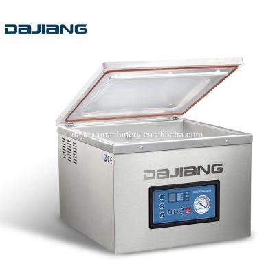 China Food Machine DZ-450A DAJIANG Table Top Vacuum Packaging China Tray Sealer Gas Flush Chamber Vacuum Sealer Grocery Packing Machine for sale