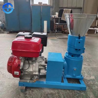 China 200-300 Kg/H Flat Die 200mm Diesel Chicken Feed Pellet Machine for sale