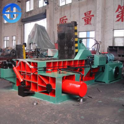 China 15kw Motor Bale Size 250*250mm Scrap Metal Baler for sale