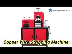 Electric Copper Wire Stripping Machine 3Kw 30m/Min Easy Operate