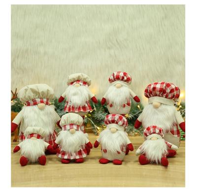 China Christmas Forest Elf Old Man Doll Cloth Christmas Decoration Plush Doll Ornaments Kids Gifts For Children for sale