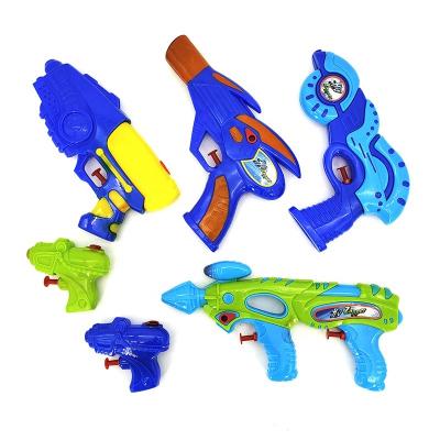 China Eco-friendly Summer Outdoor Kids Play Toys 6pcs Water Shooter Water Game Shooter Gun Set for sale