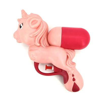 China Factory Supply Eco-friendly Lovely Unicorn Water Guns For Kids Outdoor Toys Water Gun Toys 2021 for sale