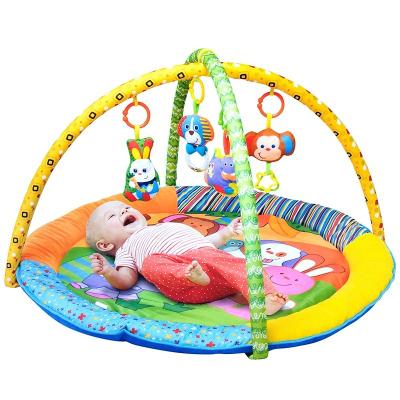 China Eco - Friendly Universal Round Newborn Baby Play Mat With Toys for sale