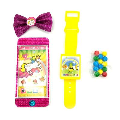 China Eco - Friendly Cheap Kids Candy Toys Surprise Girls Toy Phone Set for sale