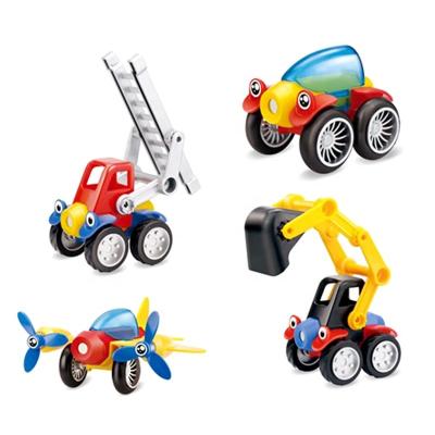 China Eco-friendly Kids Play Set Magnetic DIY Toys Blocks Set Toy Car for sale