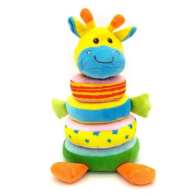 China Eco - Friendly Intelligence Stuffed Plush Animal Stacking Toys For Kids for sale