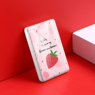 China Wholesale Smart Portable Wallet 5000mah Usb Business Power Bank Mini Power Bank 5000mah Fast Charging Support for sale