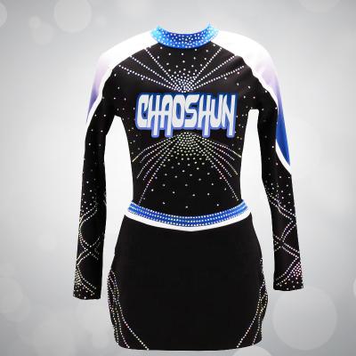 China Custom Wicking Cheerleading Costume High School Girls Cheerleading Uniform for sale