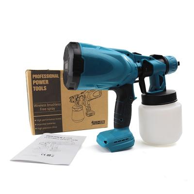 China High Spraying Effect 2022 Paint Spraying Tools Removable High-pressure Electric Lithium Spray Gun for sale