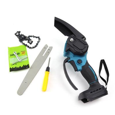 China Anti-slip Mini Chainsaw Power Chain Saws Electric Handheld Battery Chainsaw for sale