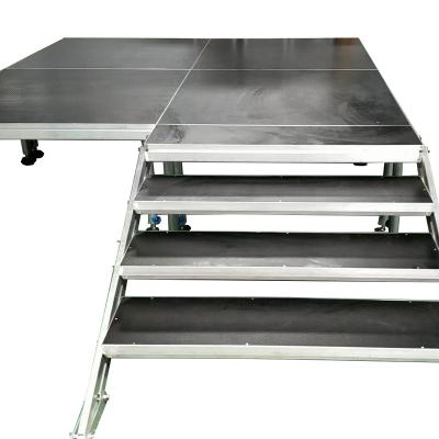 China 6061-T6/6082-T6 18mm Aluminum Plywood Adjustable Stage, Aluminum Stage, Concert Stage for sale