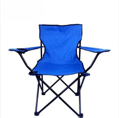 China Wholesale Easy-carry Camping Folding Chair For Outdoor Foldable Metal Camping Chair With Carry Bag Bule Color for sale