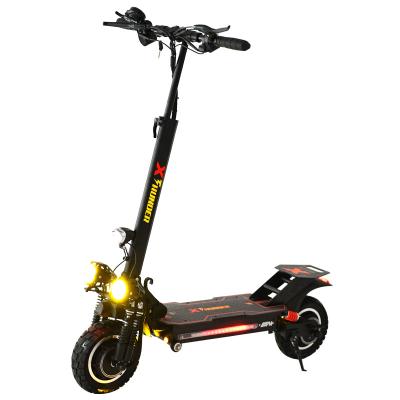 China 2021 Yongkang Elelctric 1200W Unisex Scooter Dual Electric Motor Brushless Fashion Modern Folding Scooter for sale