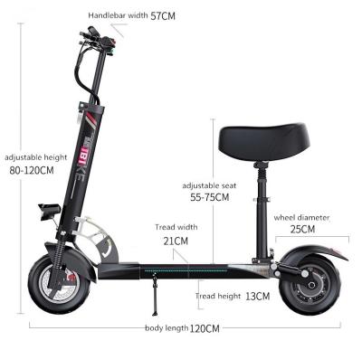 China Chinese factory supply unisex portable self balancing adult foldable electric scooters for sale for sale