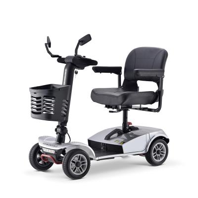 China Wholesale unisex electric four wheel mobility scooter for eldly and handicapped, sliver for sale