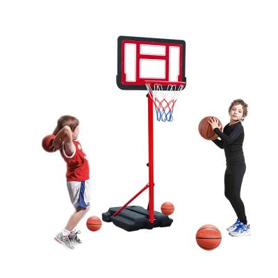 China PVC K-1881 AL Kids Portable Basketball Stand With PE Low Screw Jack Adjustment Basket Ball Hoops for sale