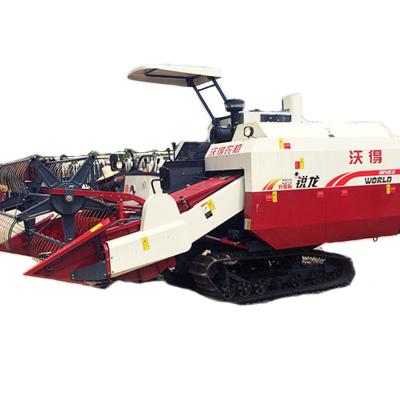 China High Producitivity Agricultural Machinery 88HP China WORLD Rice Combine Harvester for sale