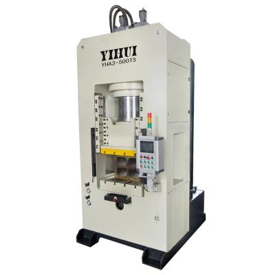 China H frame press ISO YIHUI brand servo slide sliding hydraulic press fine blanking machine for making sprockets for sale