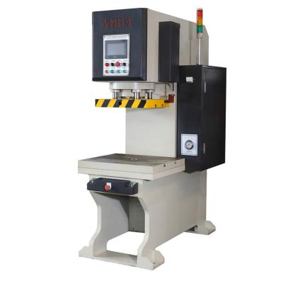 China High Efficiency CNC C Frame Hydraulic Press With Air Cooler Single Action Hydraulic Fixture Press for sale