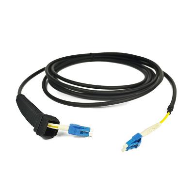 Cina 5.0mm Duplex LC CPRI Cable in fibra ottica esterna con stivale NSN in vendita