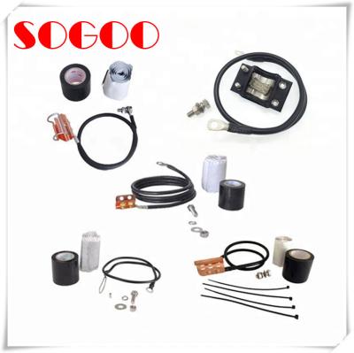 Chine Kit de mise à la terre du câble à boulon d'alimentation avec ruban adhésif 3M pour câble coaxial de 7/8 