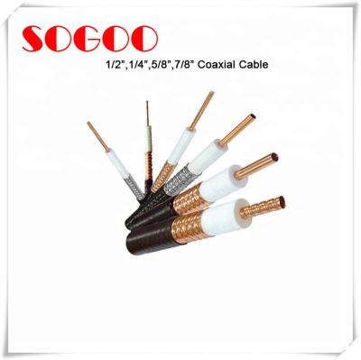 China Coaxial Cable 1/2 7/8 RF Feeder Cable For Telecom RoHS Approval for sale